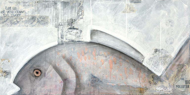 Oeuvre de l'artiste J'm'en fish